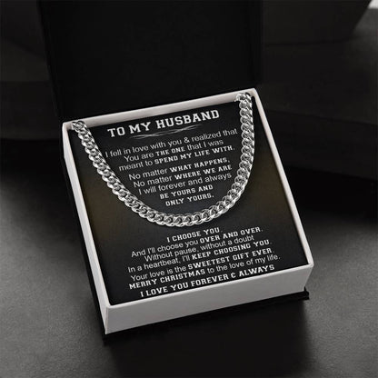 Gift For Husband - Without Pause - Cuban Link Cuban Link Chain