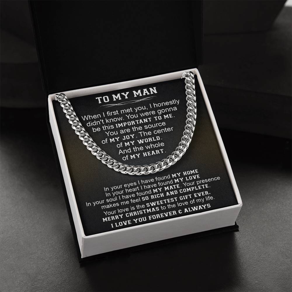 Gift For Your Man - Honest - Cuban Link Cuban Link Chain