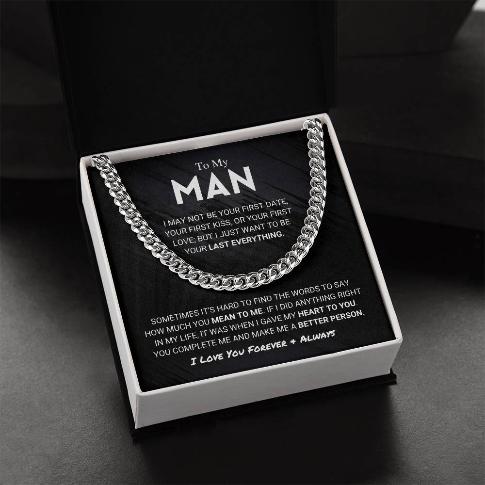 My Man - Last Everything - Cuban Link Chain