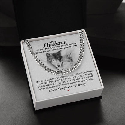 Perfect Gift For Husband Cuban Link Chain