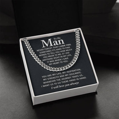 Perfect Gift For Man Cuban Link Chain
