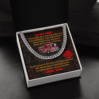 To My Son - Cuban Link Chain