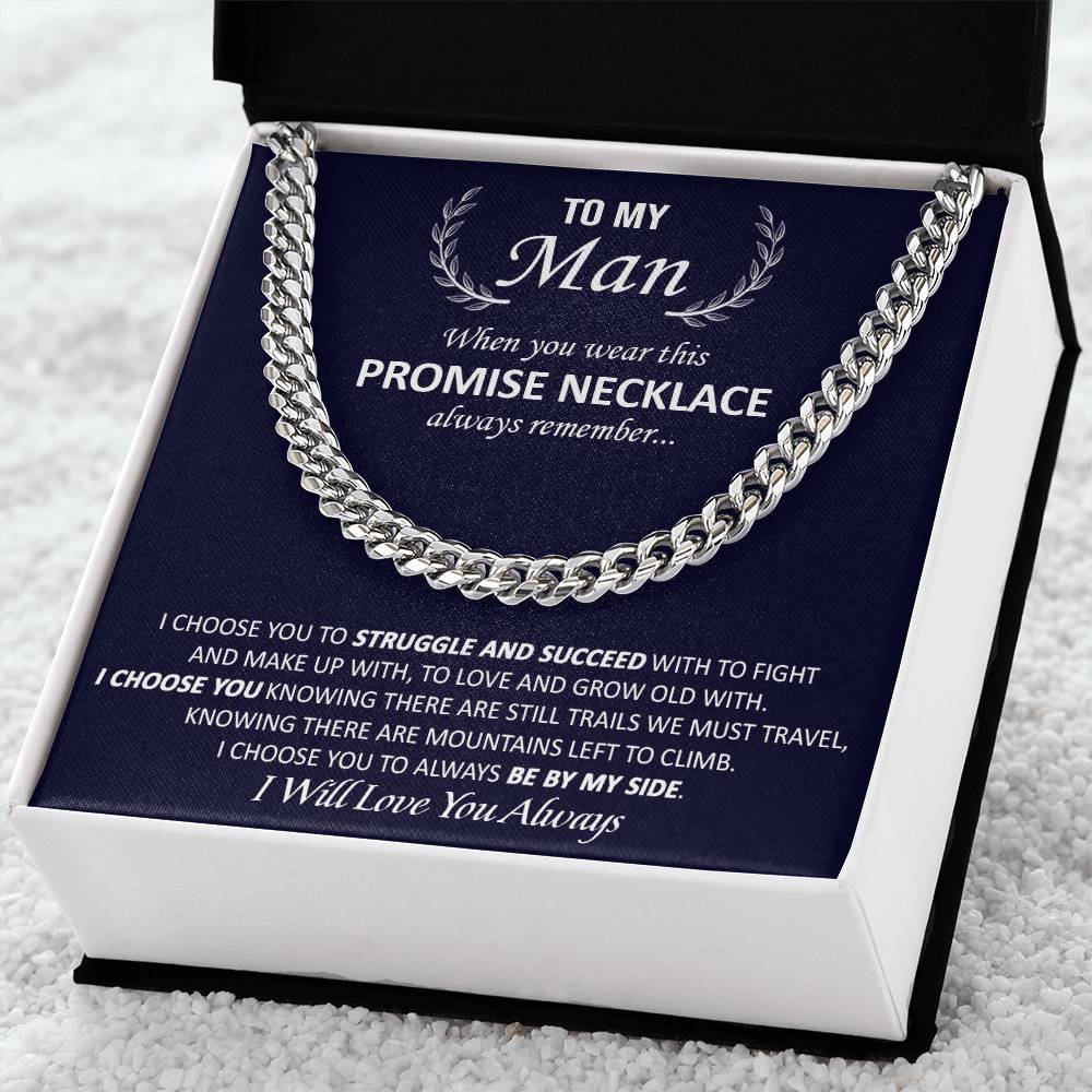 Gift For Your Man - Promise - Cuban Link Cuban Link Chain