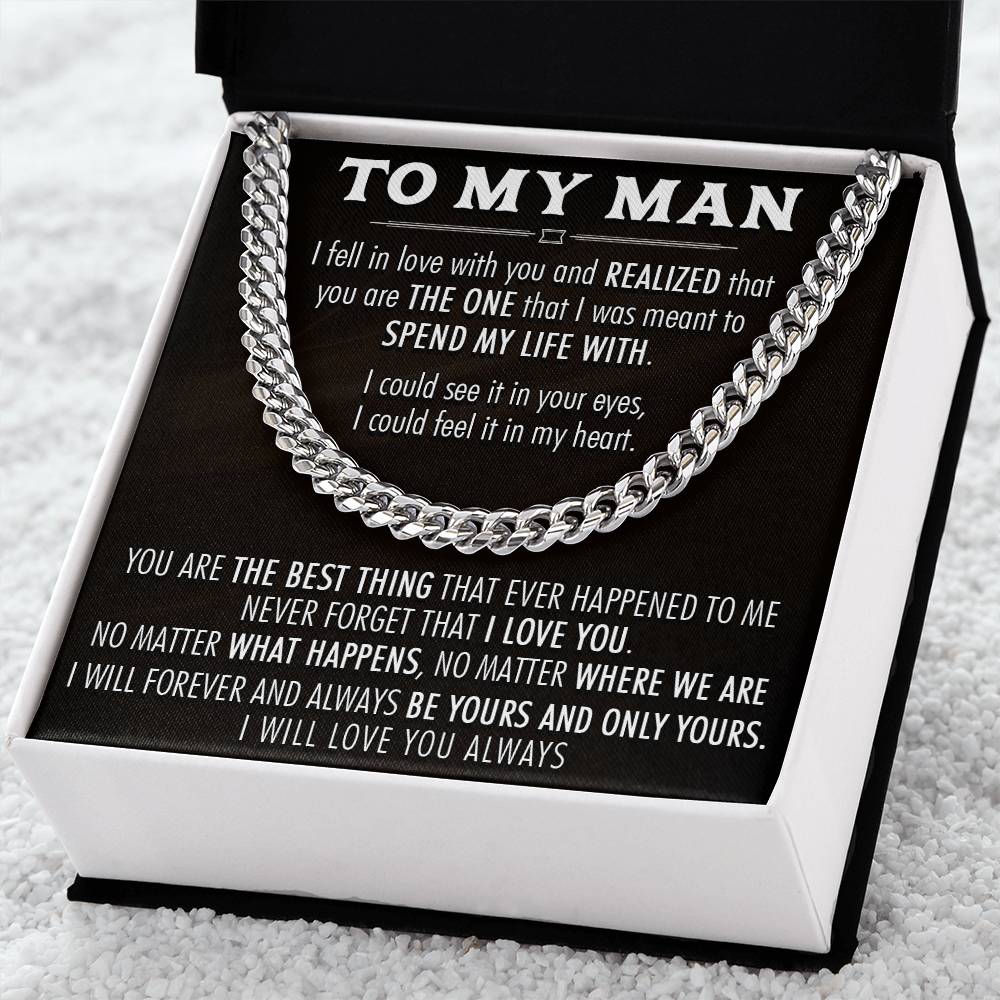 Gift For Your Man - Spend My Life - Cuban Link Cuban Link Chain