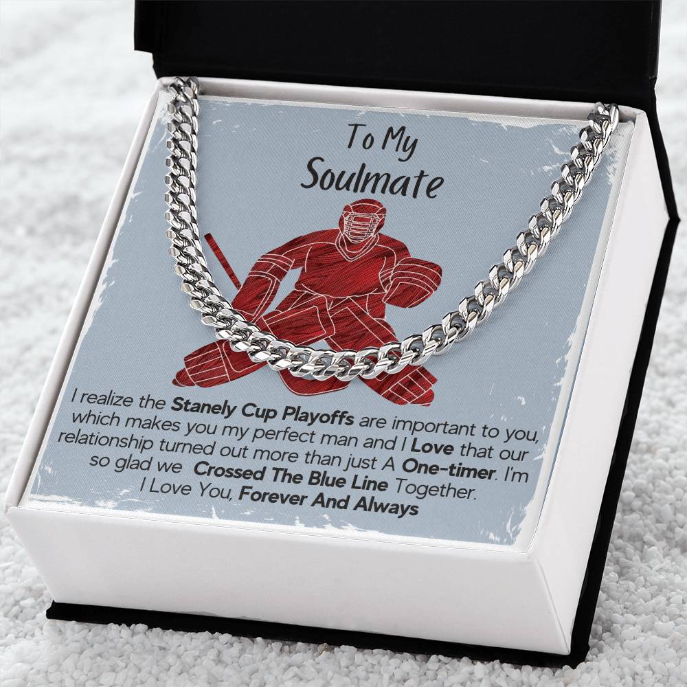 Make Your Soulmate Smile With This Stainless Steel Necklace Cuban Link Chain