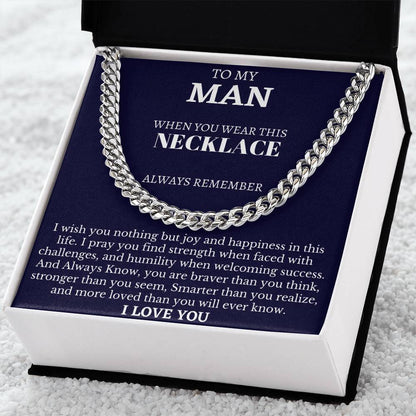 Gift For Boyfriend Cuban Link Chain
