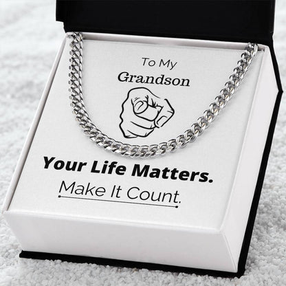 You Matter All Lives Matter Police Lives Matter Motivational Quotes Christian Gifts Sentimental Gift Christmas Gift Bl Cuban Link Chain