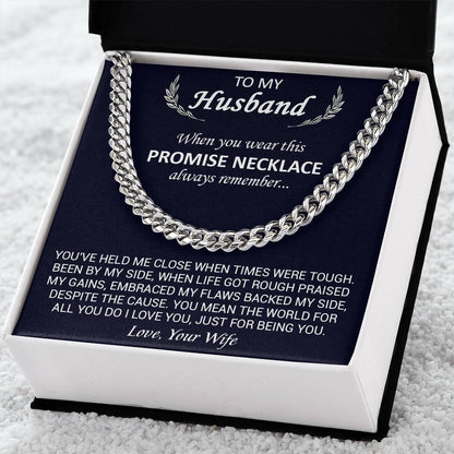 Gift For Husband - Praise My Gains - Cuban Cuban Link Chain