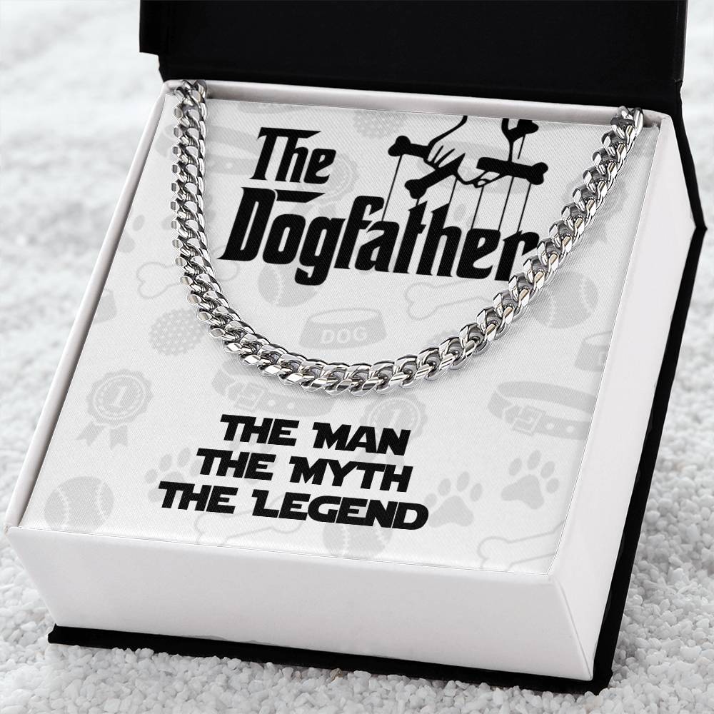 Dog Dad Jewelry For Him Necklace For Men Gifts For Dog Lovers Chains For Men Gifts For Boyfriend Link Chain Gifts From Cuban Link Chain