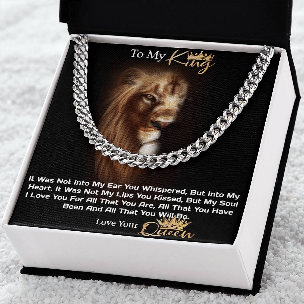 Love Of A King Cuban Link Chain