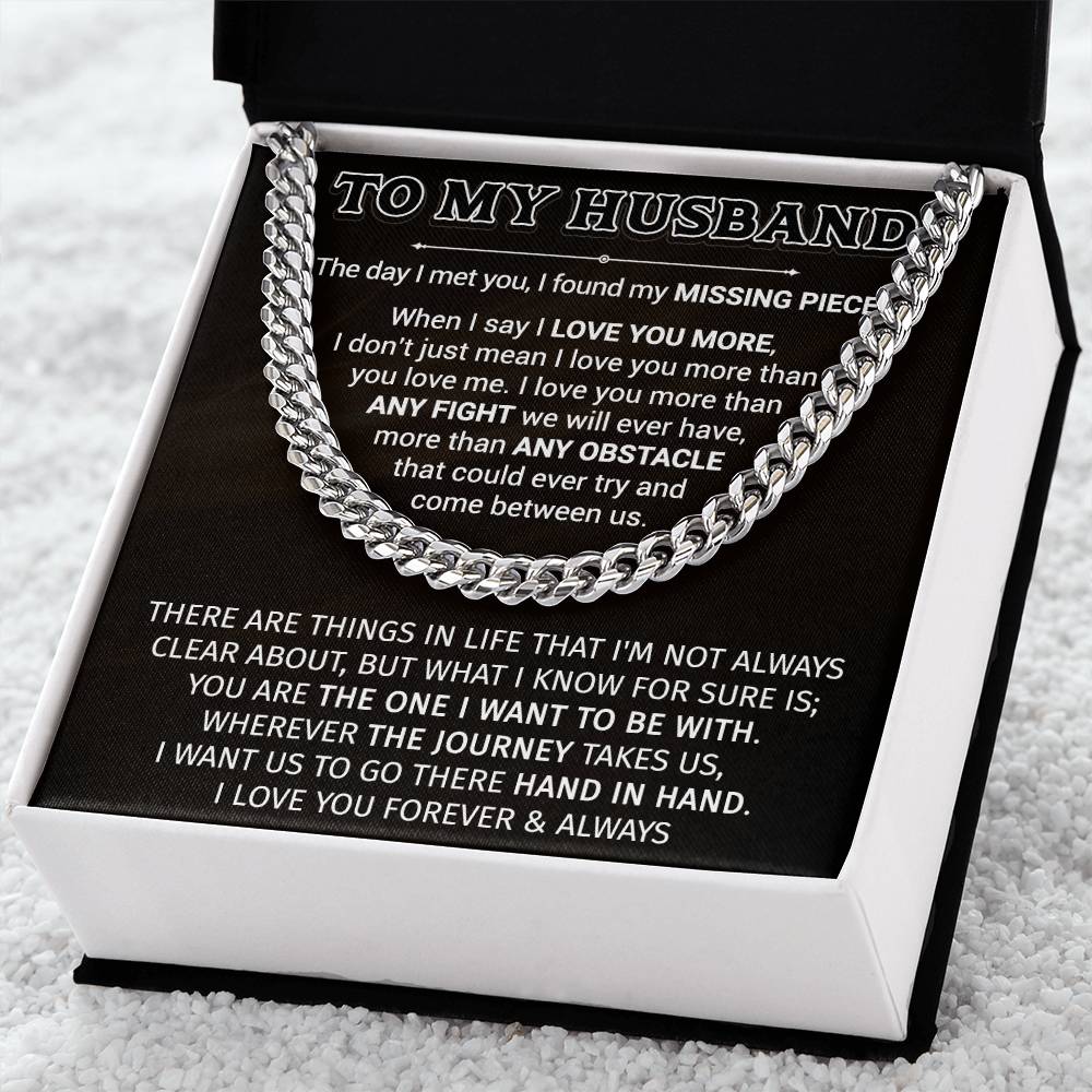 Gift For Husband - Obstacle - Cuban Link Cuban Link Chain