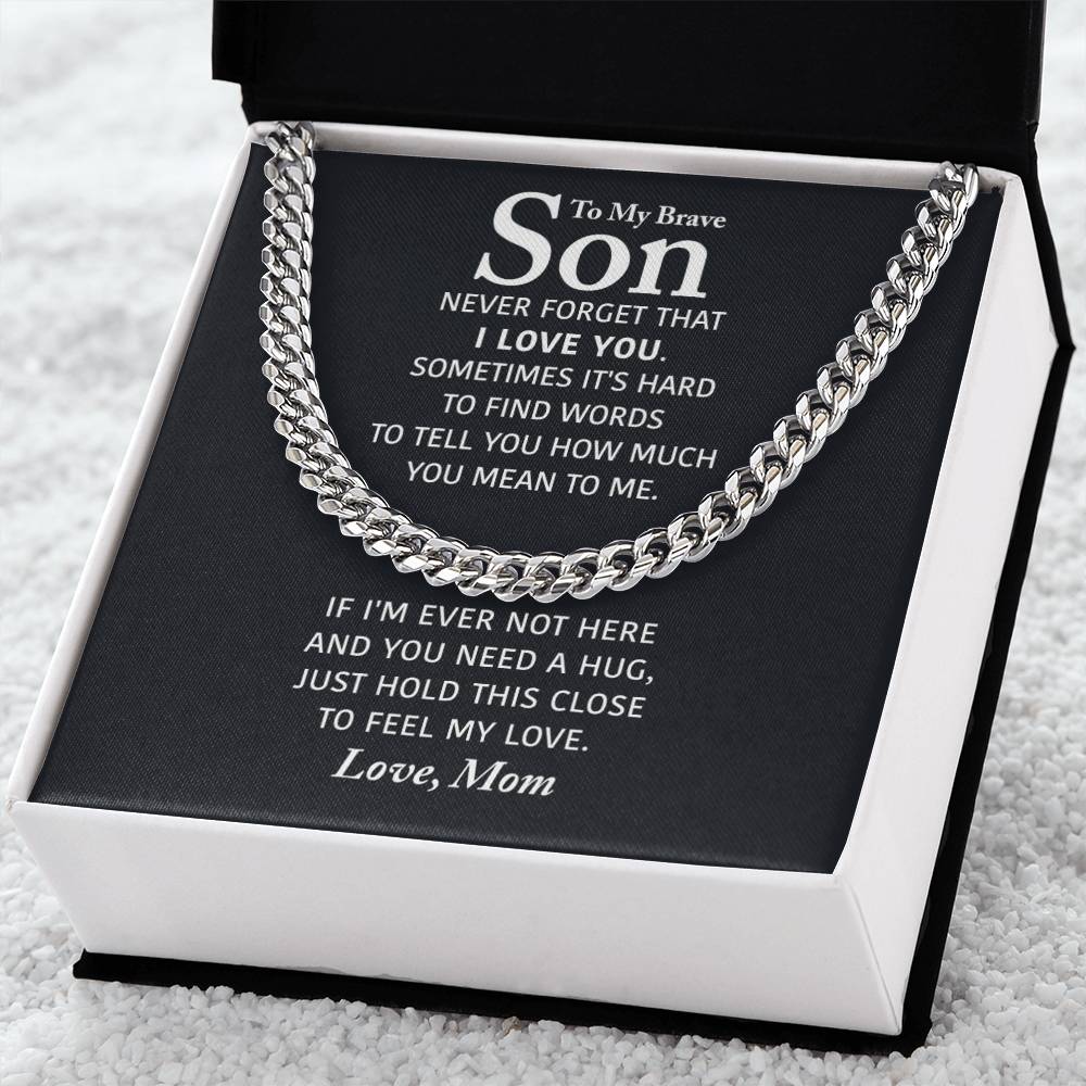 Perfecto Gift For Son Cuban Link Chain