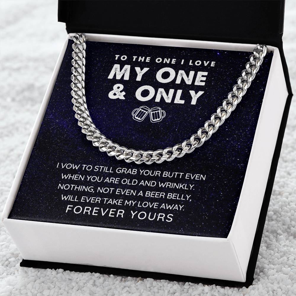 Funny Gift For Him Necklace - Limited Edition - Get Yours Today Cuban Link Chain