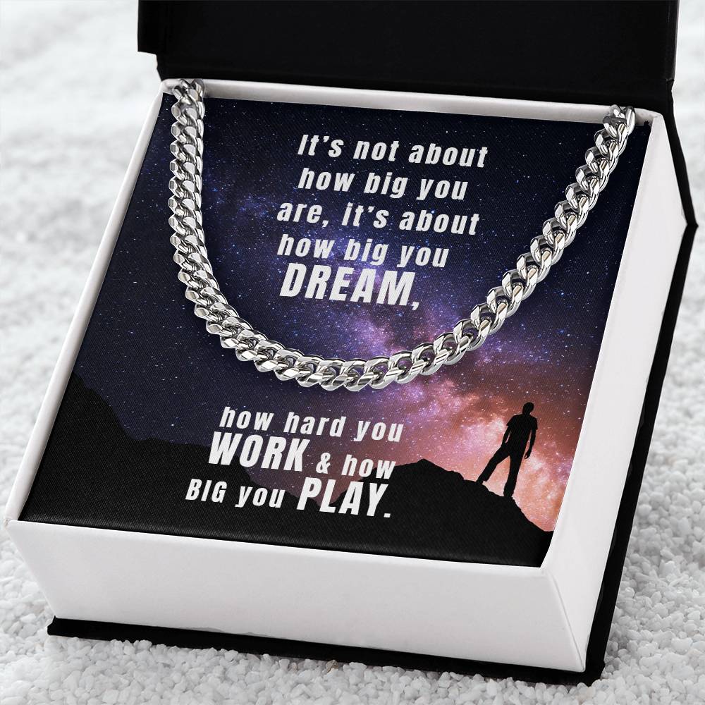 Gift For Colleague - Cuban Link Chain Necklace - Trending Now