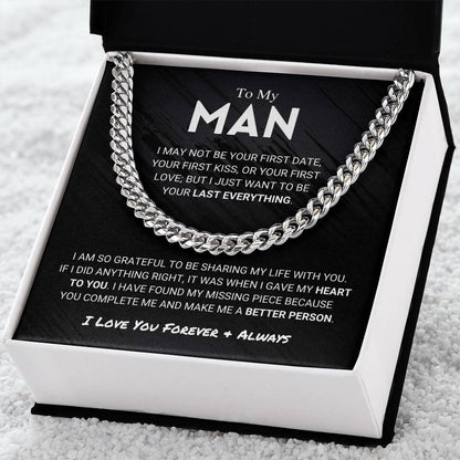 My Man - Better Person - Cuban Link Chain