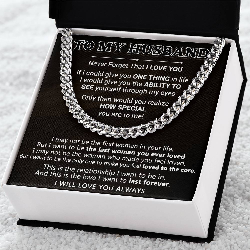 Gift For Husband - In Your Life - Cuban Link Cuban Link Chain