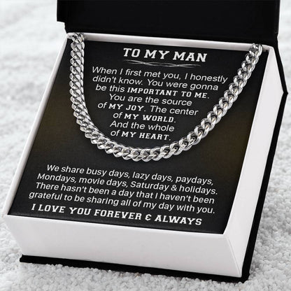 Gift For Your Man - Lazy Days - Cuban Link Cuban Link Chain