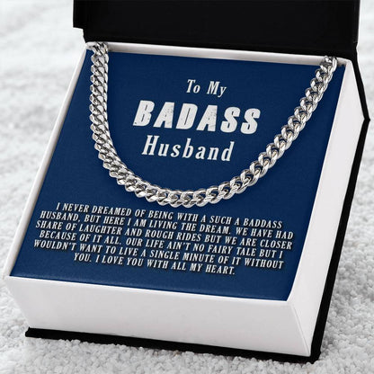 Badass Husband Cuban Link Chain