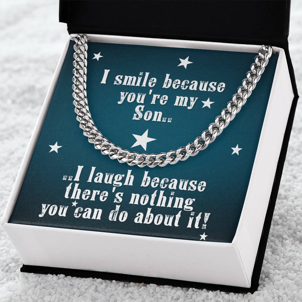 There's Nothing You Can Do About It Cuban Link Chain