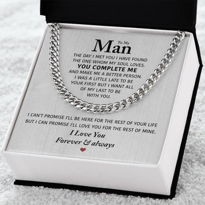 Perfect Gift For Man Cuban Link Chain