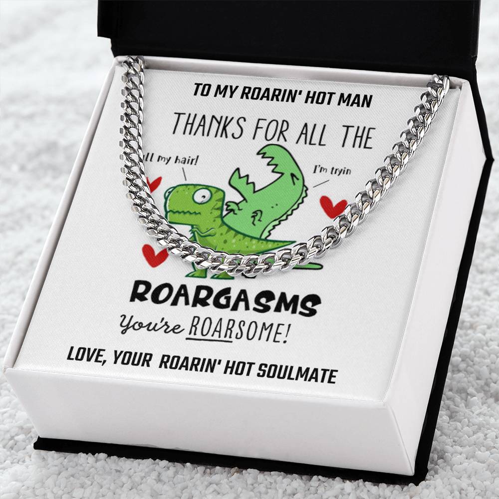 Hilarious Valentine Gift For Your Man Cuban Link Chain