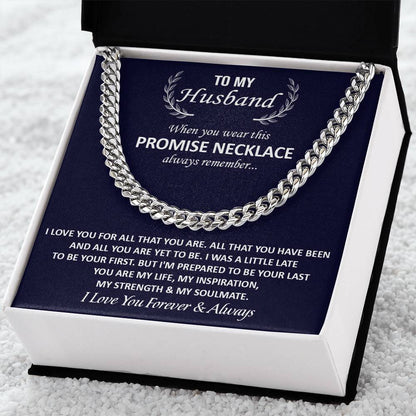 Gift For Husband - My Strength - Cuban Link Cuban Link Chain