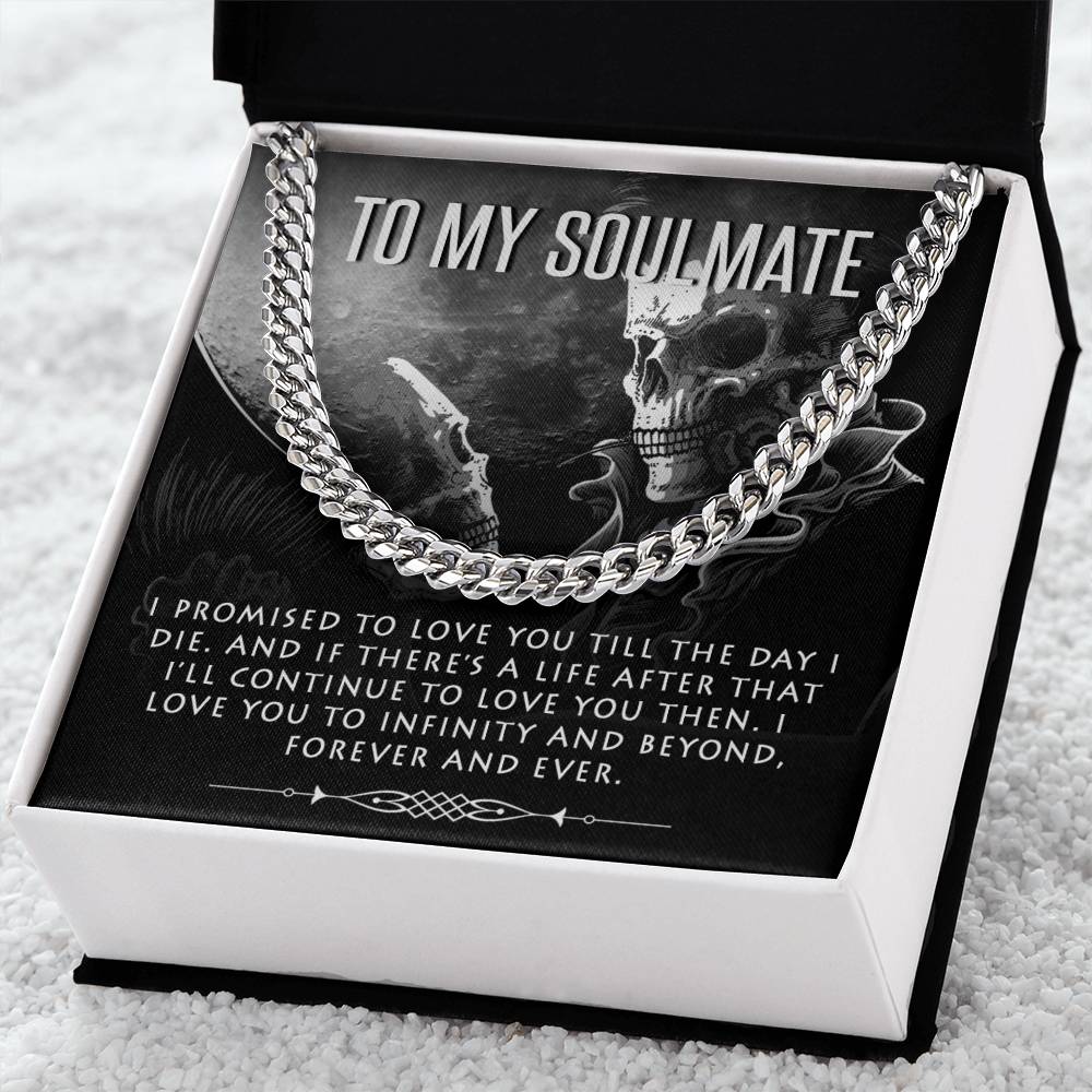 I Love You Till The Day I Die - Necklace Cuban Link Chain
