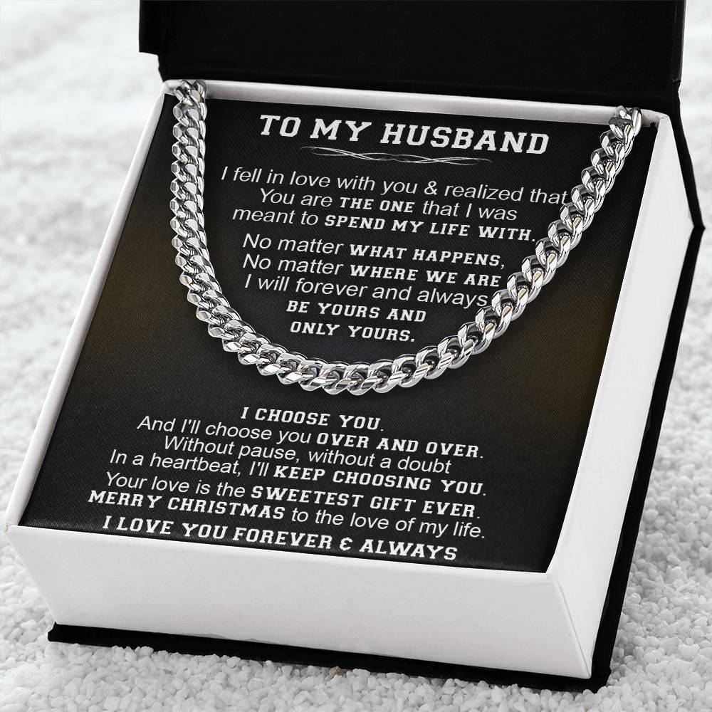 Gift For Husband - Without Pause - Cuban Link Cuban Link Chain