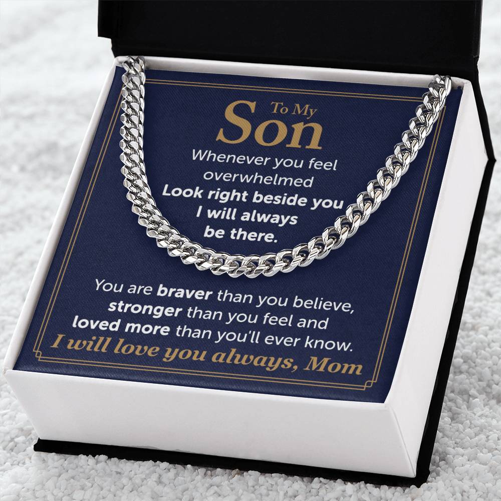 Perfect Gift For Son Cuban Link Chain