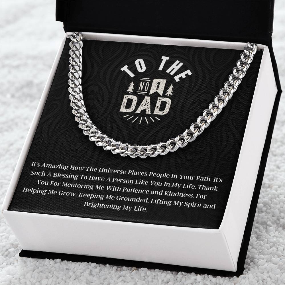 Christmas Gift For Dad-Father Birthday Gift-Dad Birthday Gift Cuban Link Chain