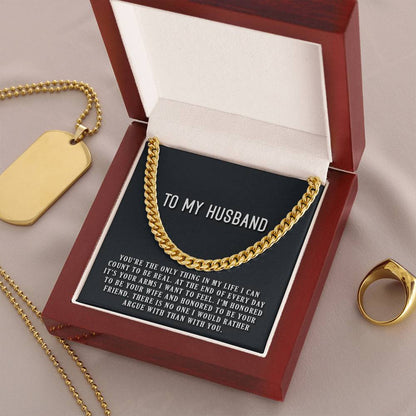 You're The Only Thing Cuban Link Chain