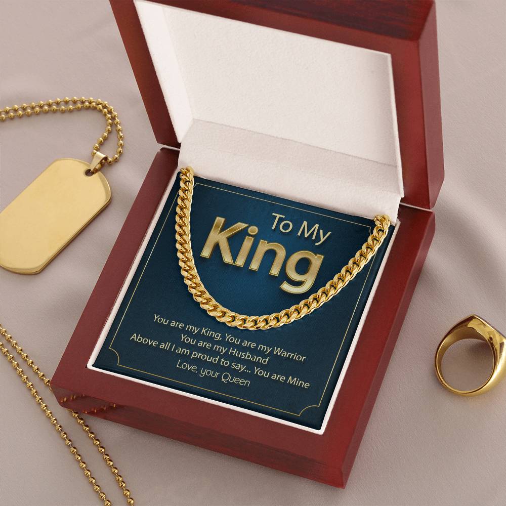My King - Link Chain Necklace Cuban Link Chain