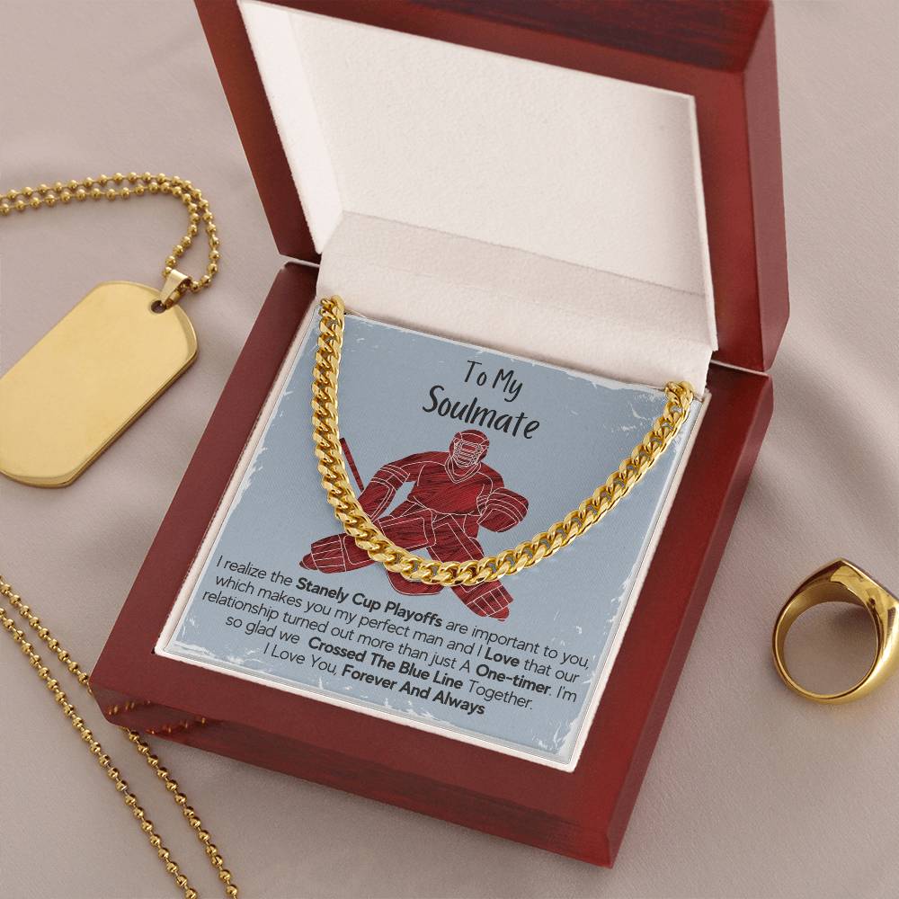 Make Your Soulmate Smile With This Stainless Steel Necklace Cuban Link Chain