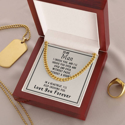 Cuban Link Chain Gift For My Man