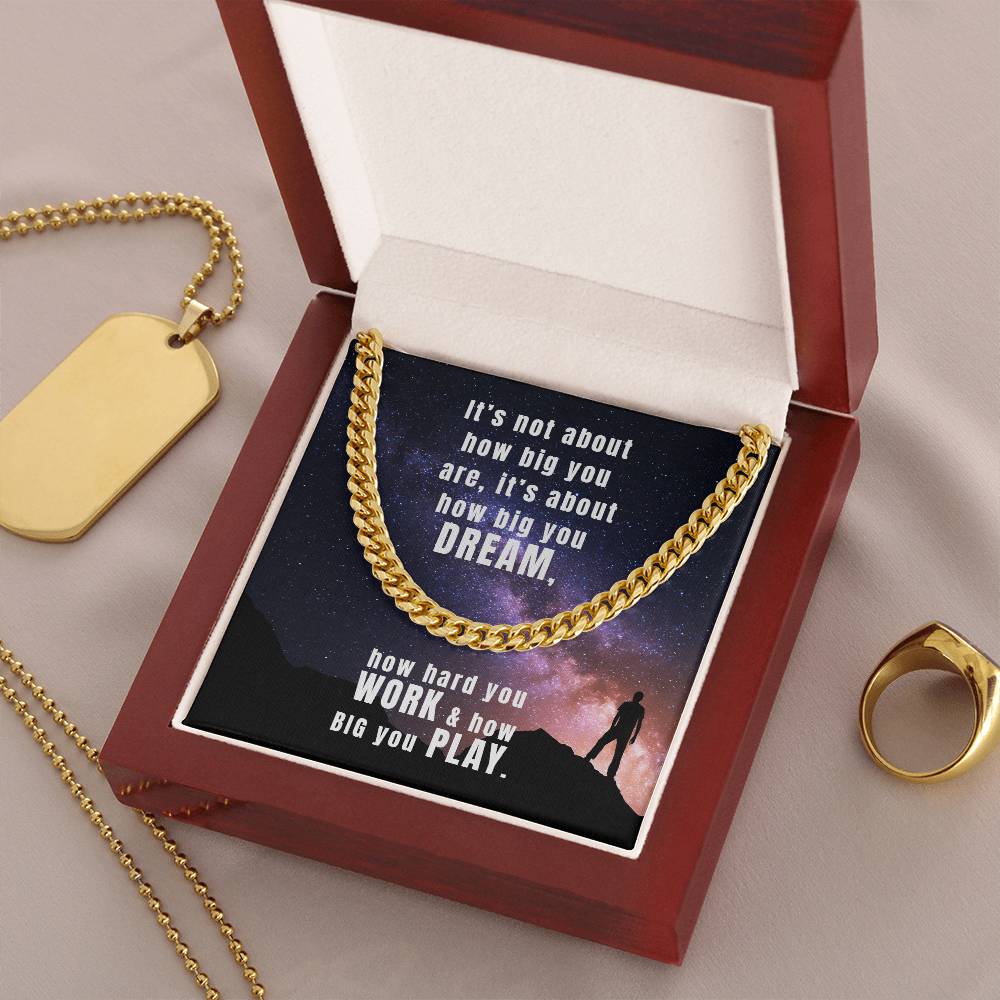 Gift For Colleague - Cuban Link Chain Necklace - Trending Now