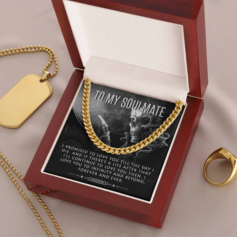 I Love You Till The Day I Die - Necklace Cuban Link Chain