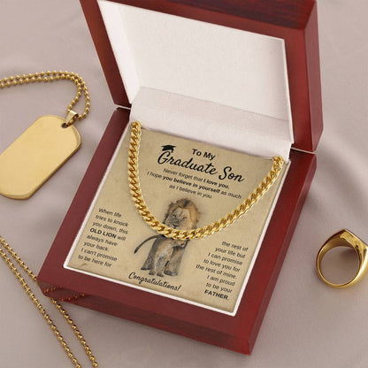 Graduation 2022 - I'm Proud Of You - Cuban Chain Cuban Link Chain