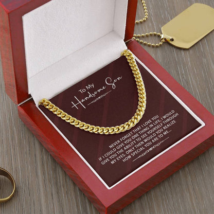 Stylish Gift For Son - Cuban Link Chain Necklace