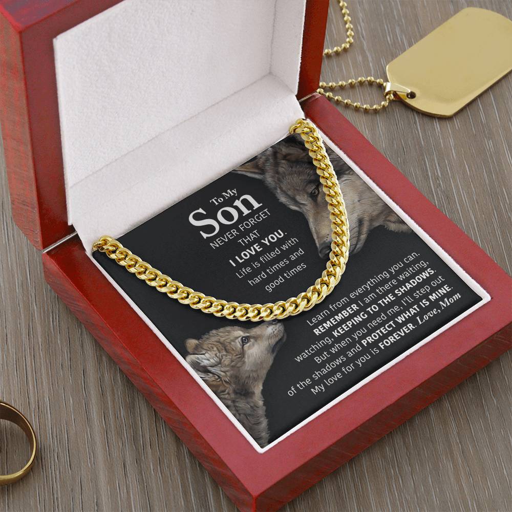 My Son - Keeping To The Shadows Cuban Link Chain