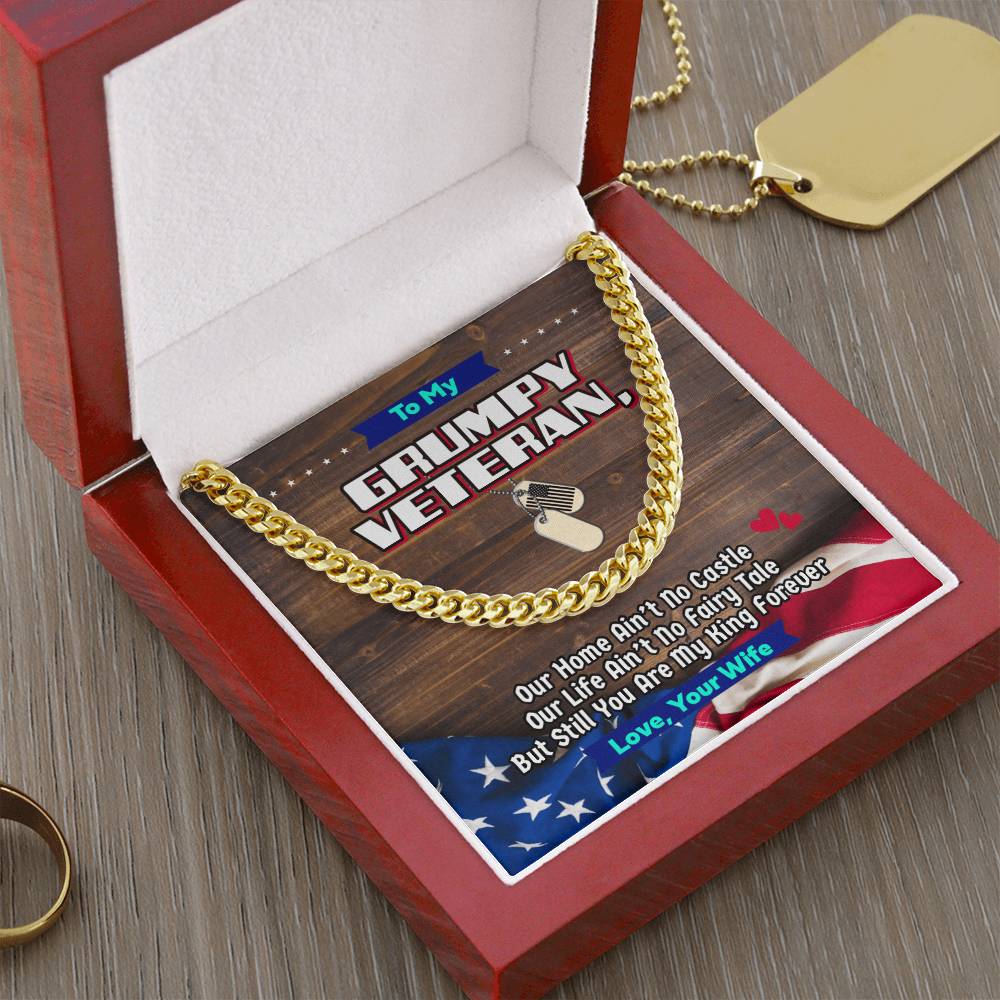 To My Veteran - Cuban Link Chain