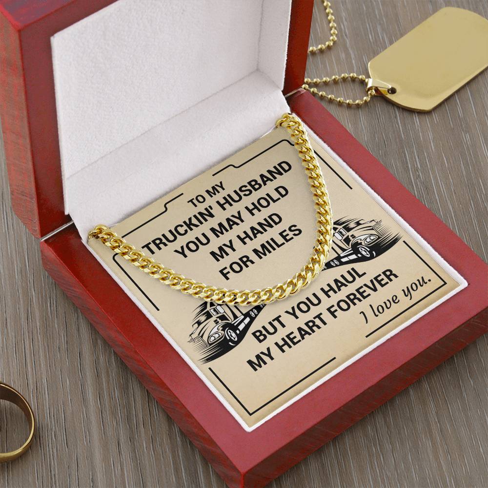 You Haul My Heart Forever Cuban Link Chain