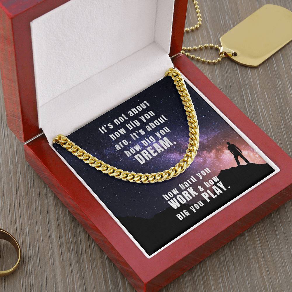 Gift For Colleague - Cuban Link Chain Necklace - Trending Now