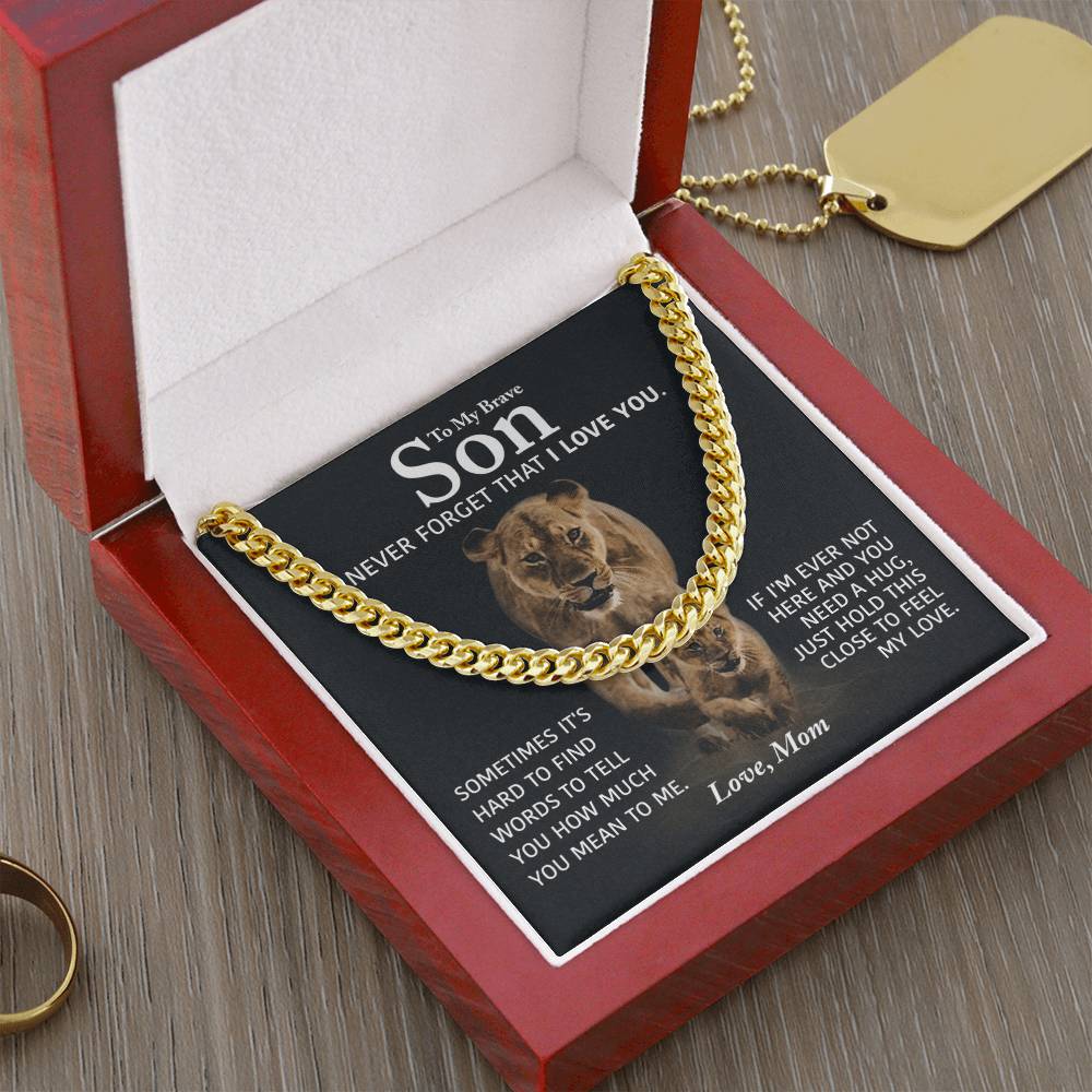 Son - To Feel My Love - Cuban Link Chain