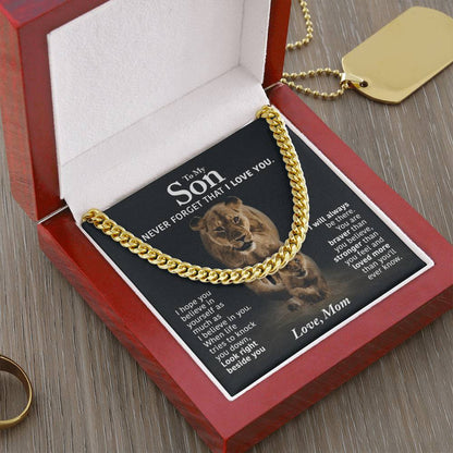 Perfect Gift For Son Cuban Link Chain
