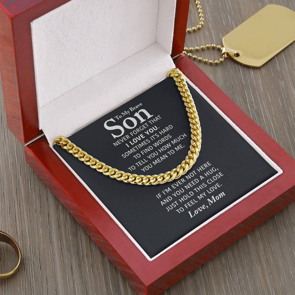 Perfecto Gift For Son Cuban Link Chain