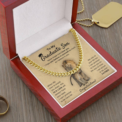 Graduation 2022 - I'm Proud Of You - Cuban Chain Cuban Link Chain