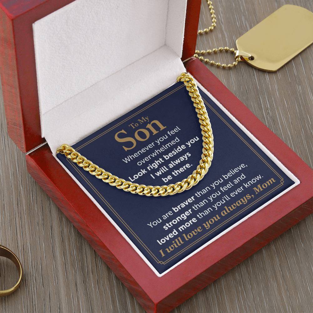 Perfect Gift For Son Cuban Link Chain