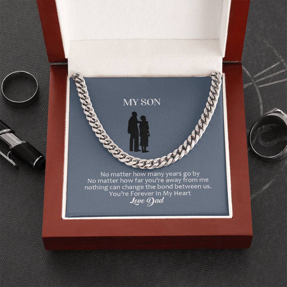 Gift For Son - Cuban Chain Link - Christmas Gift For Son Cuban Link Chain