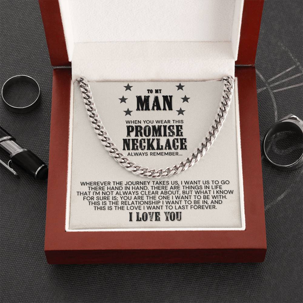 The Promise Necklace - Cuban Link Chain Necklace