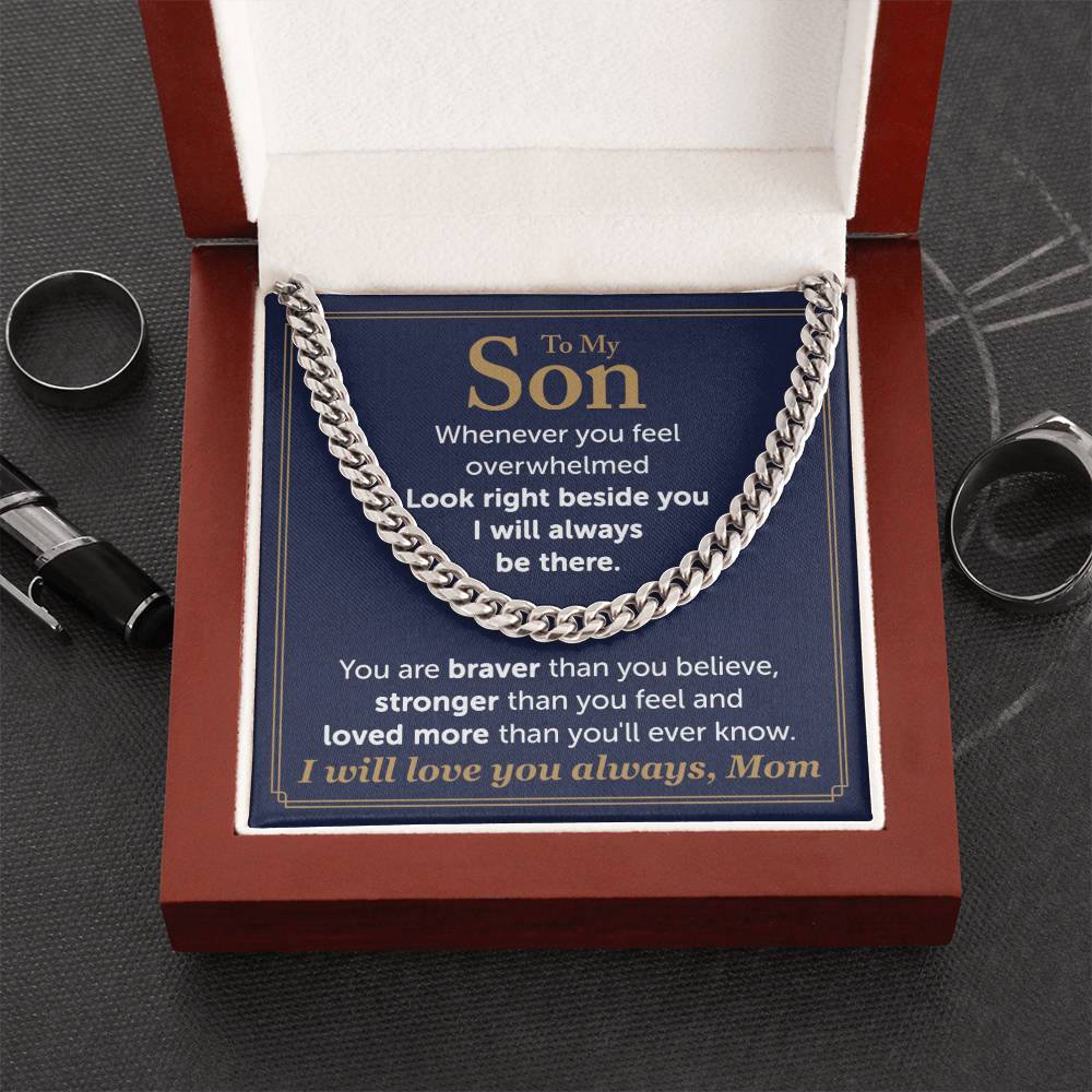 Perfect Gift For Son Cuban Link Chain